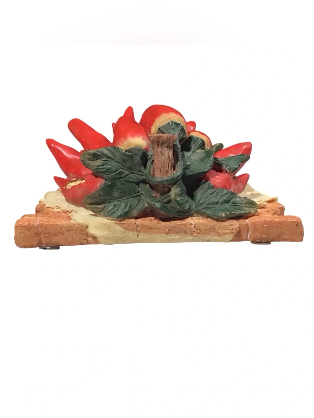 KMC Red Chili Pepper Resin Wall Accent Home Decor Vintage